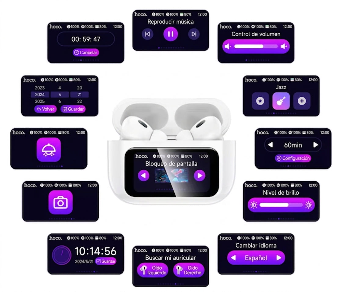 Audifonos con Pantalla 9pro
